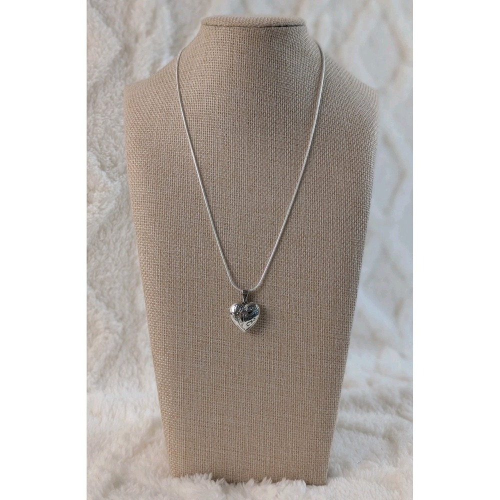 Sterling Silver Mom Heart Locket Necklace 925 Mother Love Pendant Gift